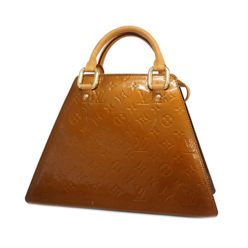 LOUIS VUITTONAuth  Monogram Vernis Forsythe M91113 Women's Handbag Bronze