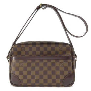 LOUIS VUITTON Trocadero Damier Ebene Special Order Shoulder Bag Canvas Women's