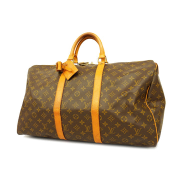 LOUIS VUITTONAuth  Monogram Keepol 50 M41426 Men,Women,Unisex Boston Bag