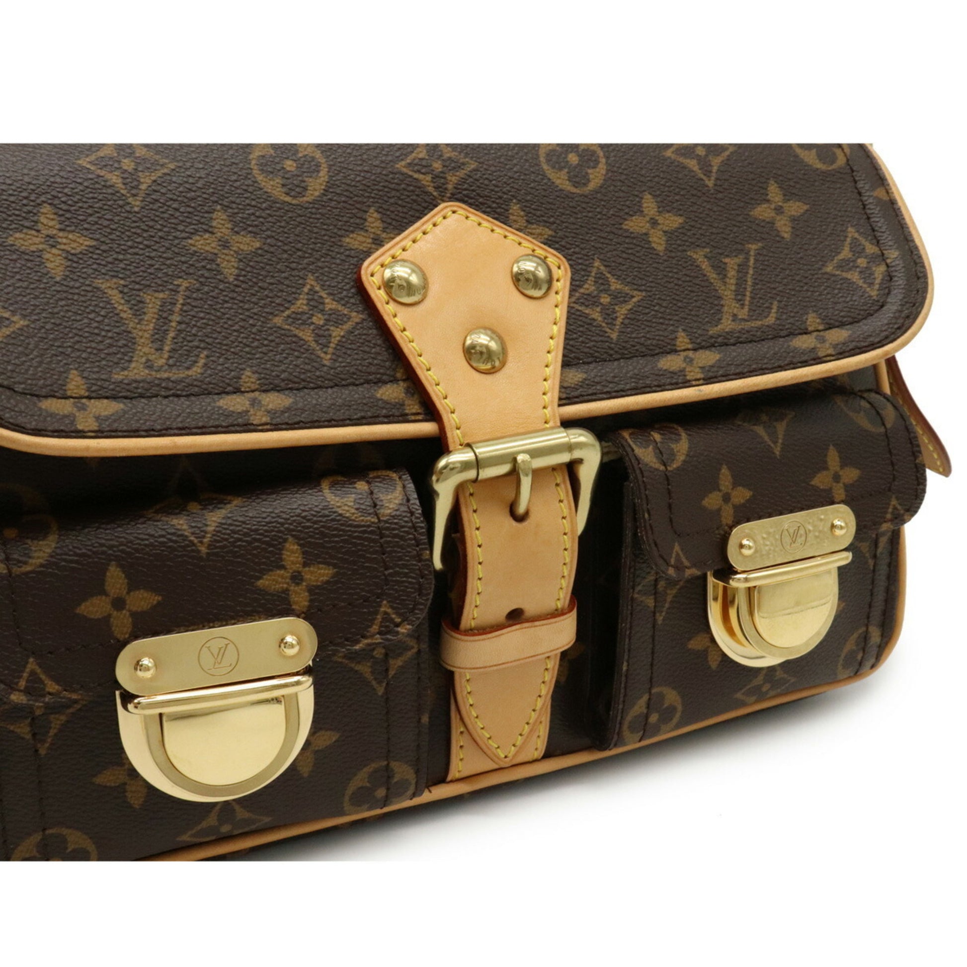 Louis Vuitton Monogram Hudson PM Shoulder Bag M40027 in 2023
