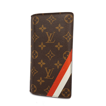 LOUIS VUITTONAuth  Monogram Portefeuille Brother My LV Heritage M66540 Red Color