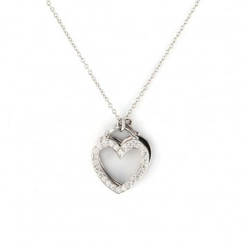 TIFFANY Heart White Gold Necklace/Pendant K18WG