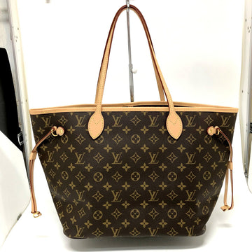 LOUIS VUITTON Neverfull MM M40995 Monogram Brown Gold Hardware Tote Bag Ladies