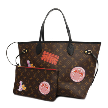 LOUIS VUITTONAuth  Monogram Neverfull MM My LV World Tour M42844 Women's Bag