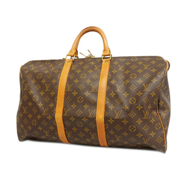 LOUIS VUITTONAuth  Monogram Keepol 50 M41426 Men,Women,Unisex Boston Bag