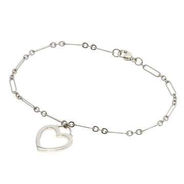 TIFFANY Sentimental Heart Bracelet K18 White Gold Women's &Co.