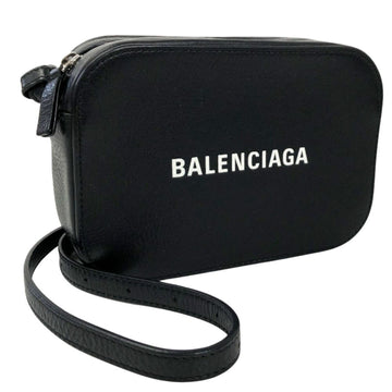 BALENCIAGA Shoulder Bag Everyday Camera XS 552372 Leather Black Women's