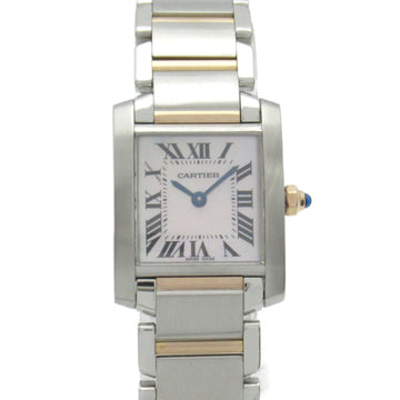 CARTIER Tank Francaise SM Wrist Watch watch Wrist Watch W51027Q4 Quartz Pink Pink shell K18PG[Rose Gold] Stainless W51027Q4