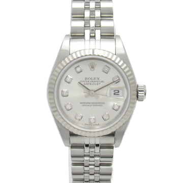 ROLEX Datejust 10P diamond F number Wrist Watch watch Wrist Watch 79174G Mechanical Automatic Silver K18WG[WhiteGol 79174G