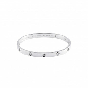 CARTIER Love 10PD Bracelet K18WG White gold