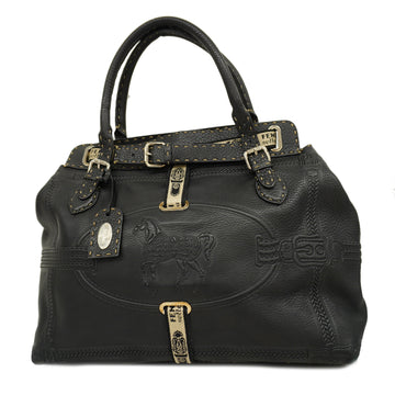 FENDIAuth  Selleria Tote Bag Women's Leather Tote Bag Black