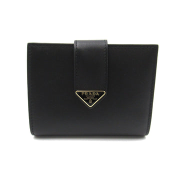 PRADA wallet Black Calfskin [cowhide] 1MV2042CNPF0002