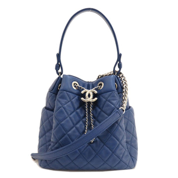 CHANEL matelasse handbag lambskin ladies