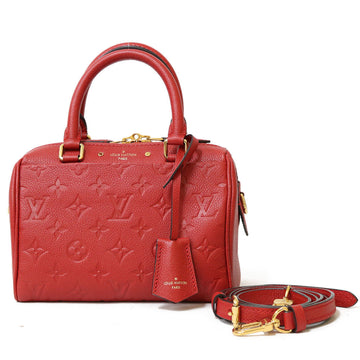 LOUIS VUITTON Amplant Speedy M42395 Red Ladies