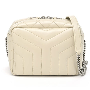 SAINT LAURENT Lulu Bowling Bag Chain Shoulder 574102 Ivory