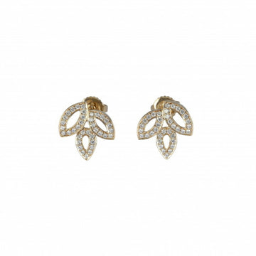 HARRY WINSTON Lily Cluster Mini Earrings/Earrings K18YG Yellow Gold