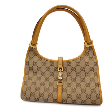 GUCCIAuth  Jackie Handbag 002 1068 Women's GG Canvas Handbag Beige