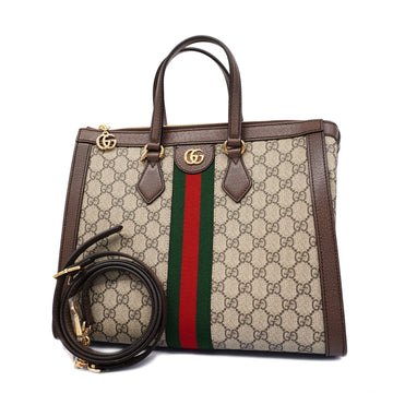 GUCCIAuth  Ophidia 2way Bag 524537 Women's GG Supreme Beige