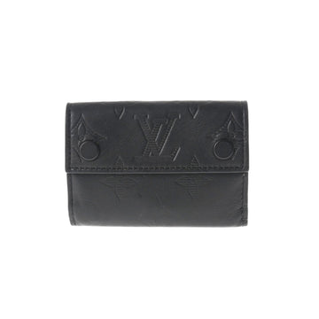 LOUIS VUITTON Monogram Shadow Discovery Black M67631 Men's Trifold Wallet