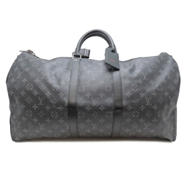 Louis Vuitton Keepall 50 Monogram Eclipse Floral Travel Bag