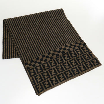 FENDI Zucca scarf wool unisex