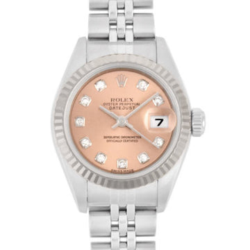 Rolex Datejust 79174G 10P Diamond WG ?? SS Y No. Ladies Automatic Watch Pink Dial