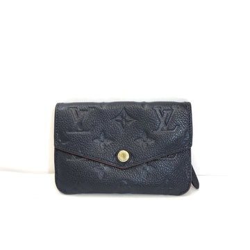 Louis Vuitton Coin Case Key Charm M62017 Pochette Cle Monogram Implant LV Navy Hook Purse Wallet Pouch Made in France Women's With Defect ITQI6KQCCL7G RLV2275M