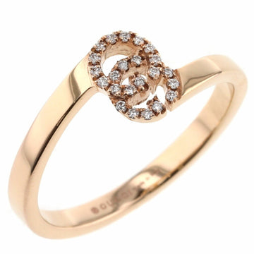 Gucci Ring GG Diamond K18 Pink Gold No. 11 Ladies GUCCI K21001204