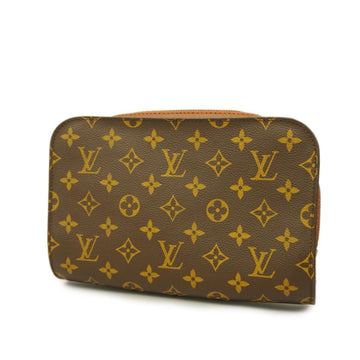 LOUIS VUITTON Clutch Bag Monogram Orsay M51790 Brown Men's