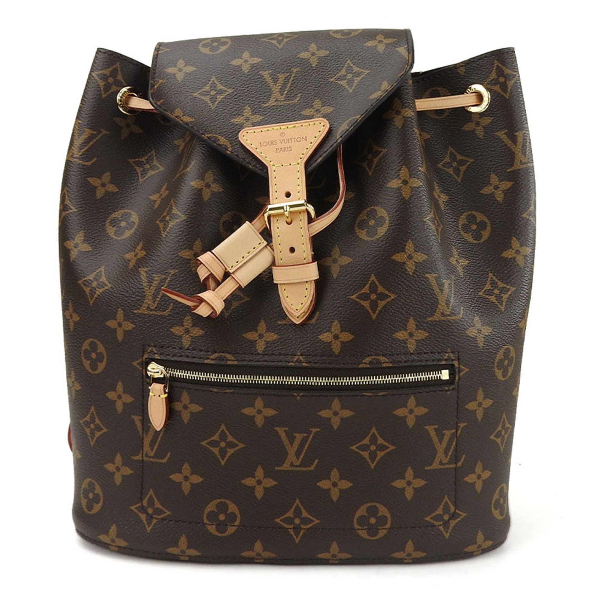 LOUIS VUITTON Backpack Rucksack M43431 Montsouris Day Bag Monogram Goi