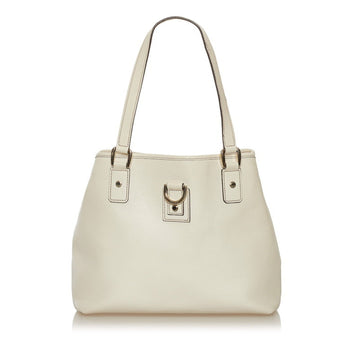 Gucci Abbey handbag shoulder bag 154373 white leather ladies GUCCI