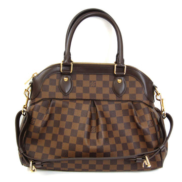 LOUIS VUITTON Damier Trevi PM N51997 Women's Handbag,Shoulder Bag Ebene