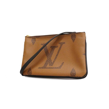 LOUIS VUITTON Shoulder Bag Monogram Giant Reverse Pochette Double Zip M69203 Brown Ladies