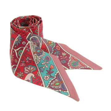 HERMES Twilly Scarf Muffler Silk Women's