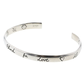 GUCCI Bangle Blind For Love Silver 925 Ladies