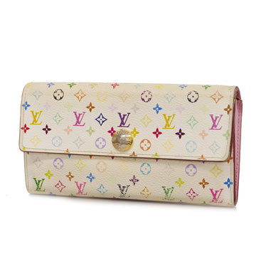 LOUIS VUITTONAuth  Monogram Multicolore Portefeuille Sarah M93744 Long Wallet