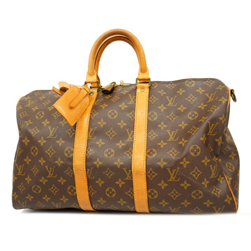 LOUIS VUITTONAuth  Monogram Keepall Bandouliere 45 M41418 Men,Women,Unisex