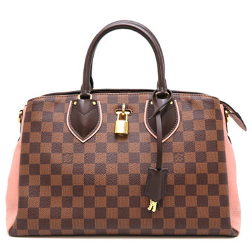 LOUIS VUITTON Normandy No Strap Women's Handbag N41488 Damier Damier/Ebene Magnolia