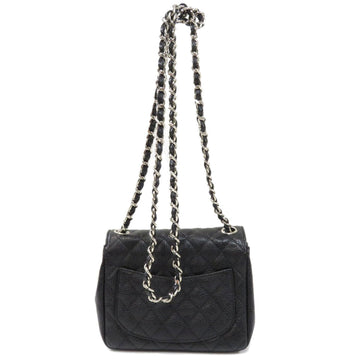 Chanel chain shoulder matelasse bag caviar skin women's