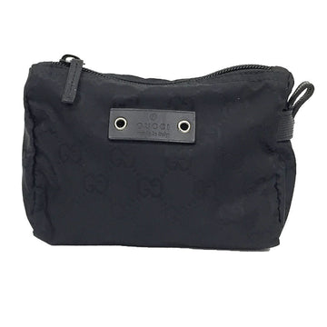 GUCCI GG pattern multi-pouch nylon black 224092 bag back