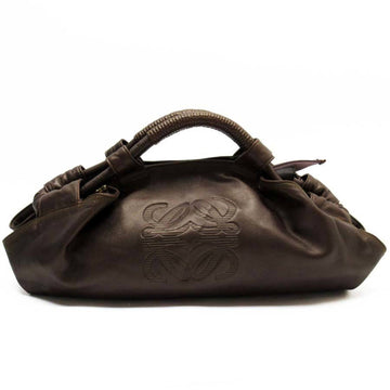 Loewe Handbag Nappa Aire Dark Brown Leather