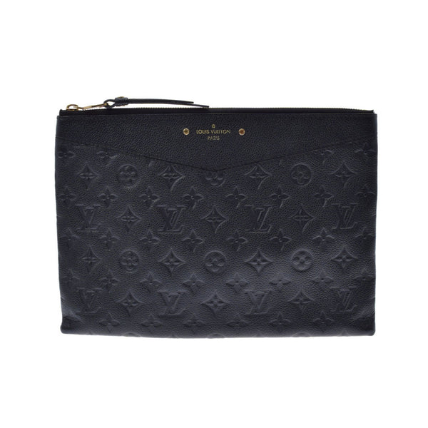 Louis Vuitton, Bags, Louis Vuitton Daily Pouch Clutch Bag Monogram  Implant Noir