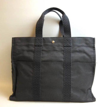 HERMES Bag Yale Line Tote GM Gray Handbag Women's Men's Canvas