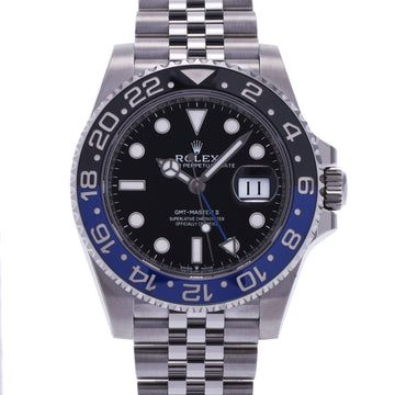 ROLEX GMT Master 2 September 2023 126710BLNR Men's SS Watch Automatic Winding Black Dial