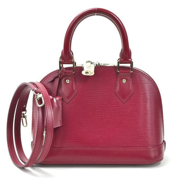 Louis Vuitton Handbag Shoulder Bag 2Way Epi Alma BB Fuchsia Leather Women's M40851