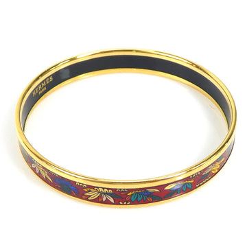 HERMES Bangle Bracelet Enamel Metal/Enamel Gold/Multicolor Women's