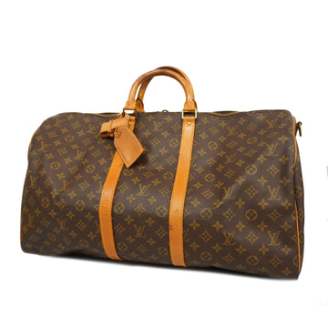 LOUIS VUITTONAuth  Monogram Keepall Bandouliere 55 M41414