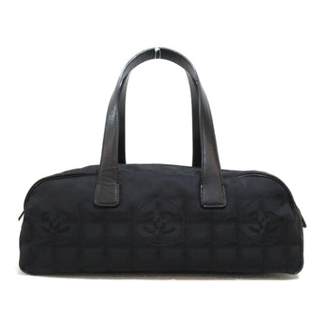 CHANEL New Travel Line Mini Boston Bag Black Nylon