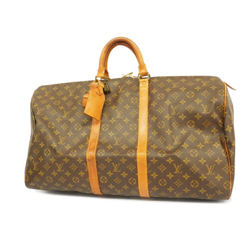 LOUIS VUITTONAuth  Monogram Keepol 55 M41424 Men,Women,Unisex Boston Bag