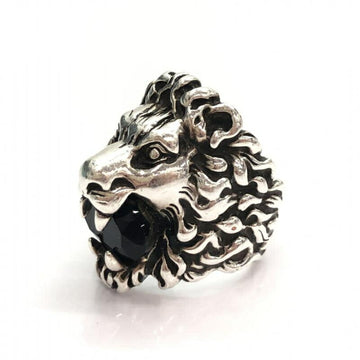 GUCCI lion head ring size 19